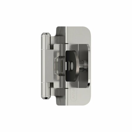 AMEROCK 3/8in 10mm Inset Double Demountable Polished Chrome Cabinet Hinge, 1 Pair BPR870026